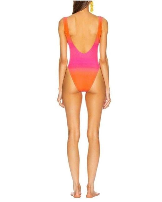 Jacquemus Pink Le Maillot Camerio Swimsuit