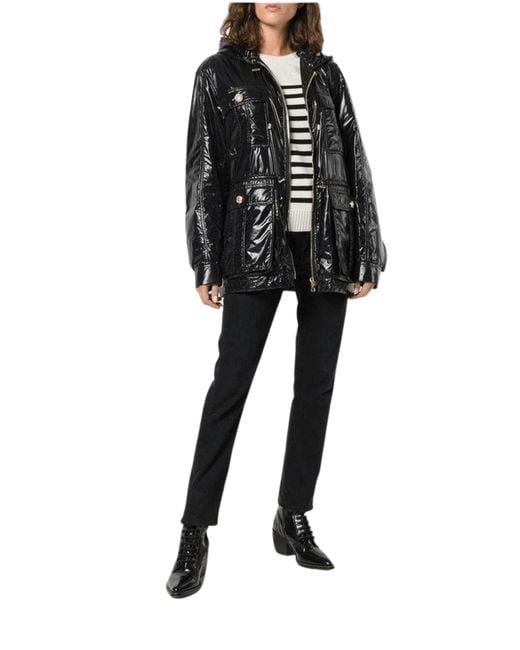Balmain Black Multi-pocket Parka Jacket Fr 40 (us 10)
