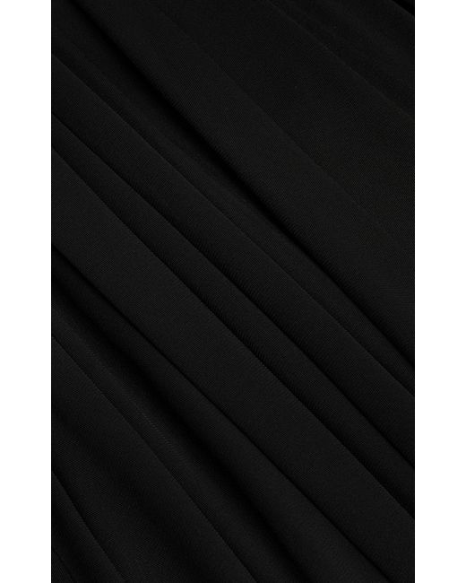 McQueen Black One-shoulder Evening Gown Fr 38 (us 8)
