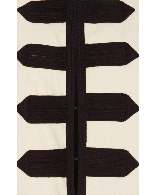Philosophy Di Lorenzo Serafini White Natural Gabardine Military Jacket