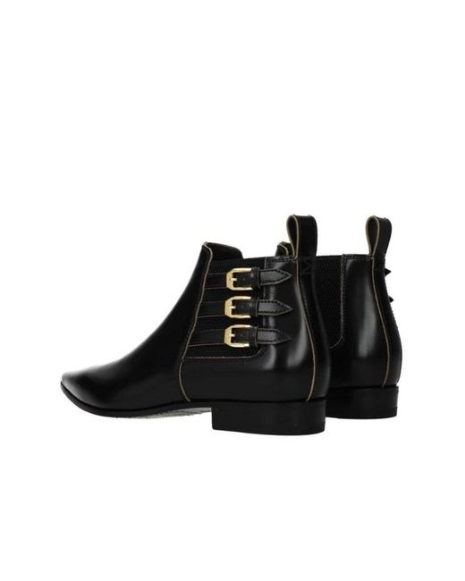 Gucci Black Ankle Leather Boots