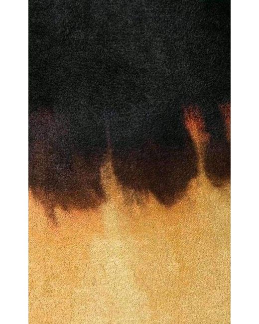 Balmain Black Velvet Fire Dress