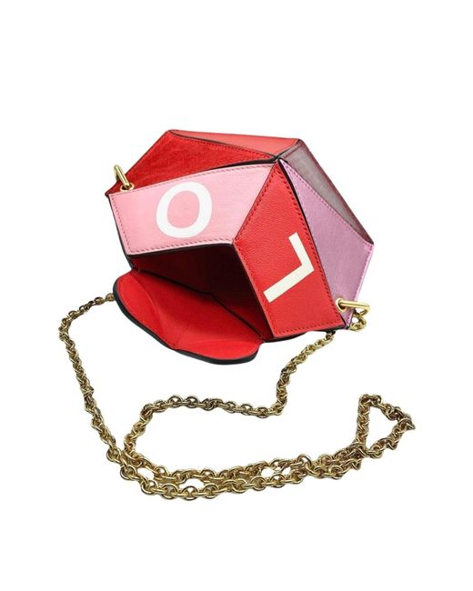Gucci Red Valentine's Day Multicolor Small Heart Bag