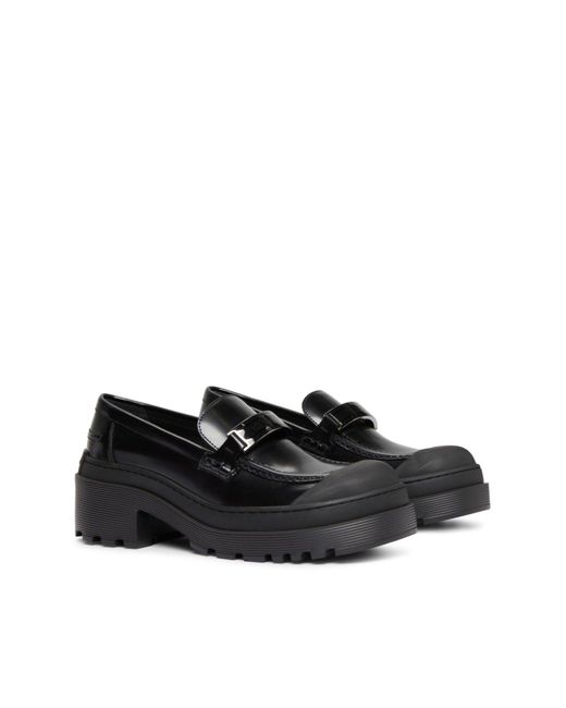 Dior Black Code Leather Loafer