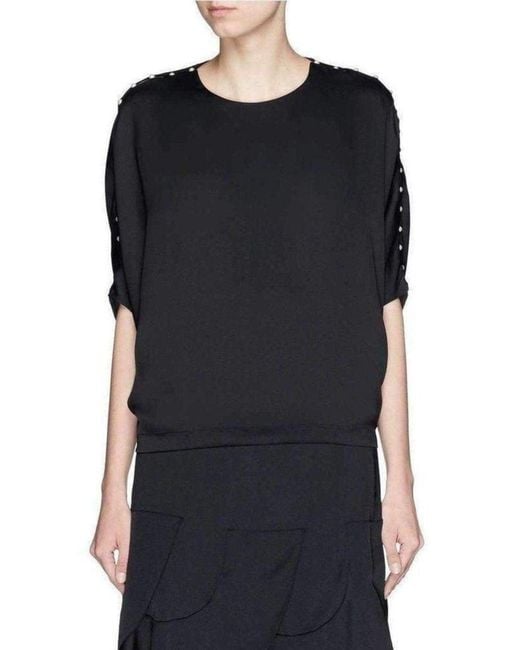 Chloé Black Silk Shirt