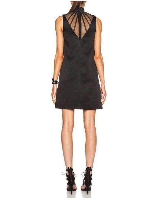 Christopher Kane Abstract Boning Black Dress