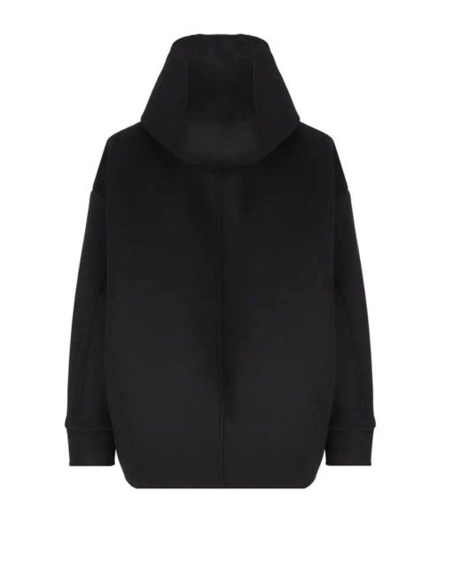 Valentino Black Zip-up Drop Shoulder Hoodie Jacket