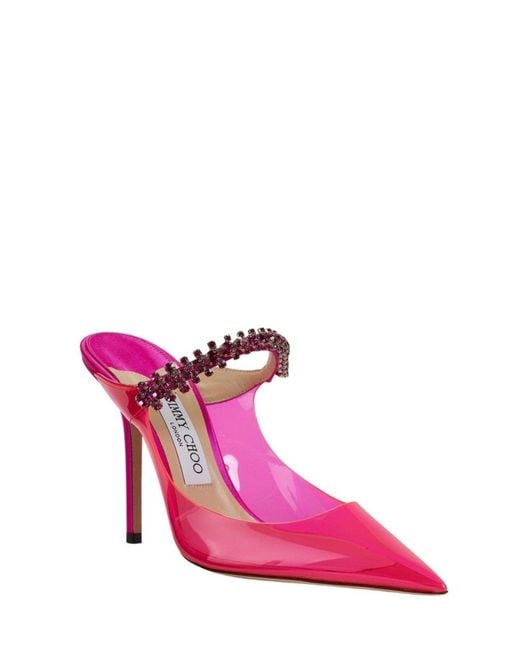 Jimmy Choo Pink Bing 100 Pump
