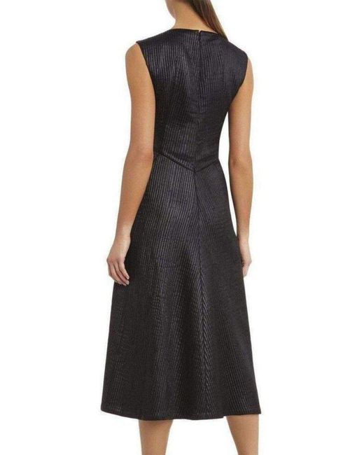 BCBGMAXAZRIA Black Runway Jacelyn V-neck Dress