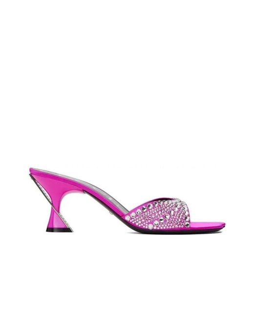 Gucci Pink Galactica Heeled Sandals