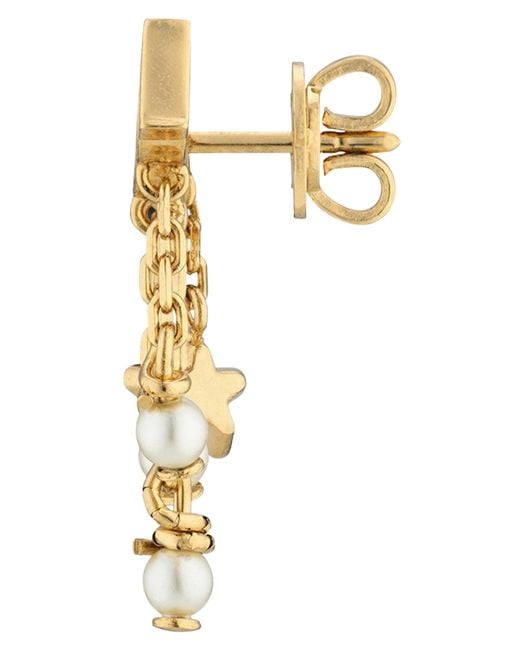 Gucci Metallic Script Logo Stud Single Earring