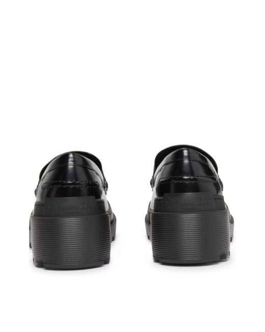Dior Black Code Leather Loafer