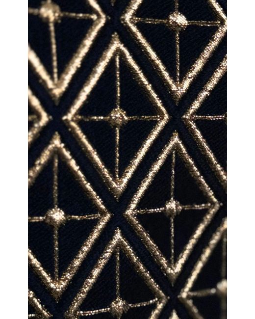 Balmain Metallic Jacquard Skinny Pants