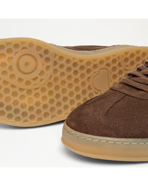 Russell & Bromley Bailey Men's Brown Suede Gum Sole Sneaker for men