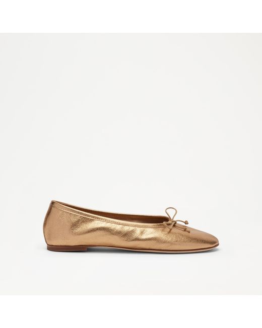 Russell & Bromley Natural Fern Soft Classic Ballerina