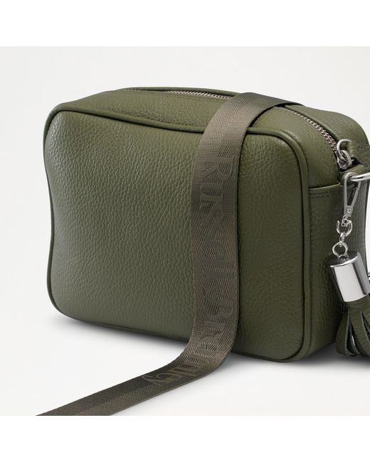 Russell Bromley Robin Women s Green Grained Leather Sports Strap