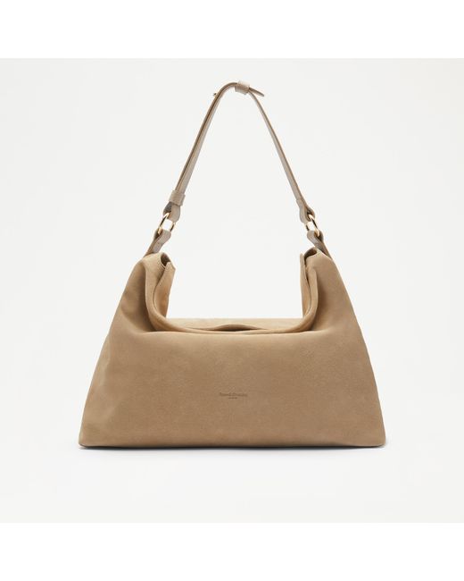 Russell & Bromley Natural Relax Women's Neutral Slouch Shoulder Bag