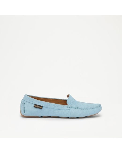 Russell & Bromley Blue Goldstone Casual Driver