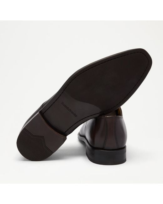 Russell & Bromley Brown Fulham Toe Cap Derby for men