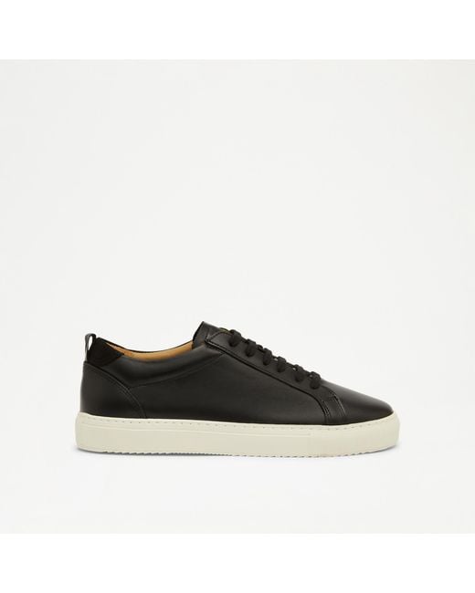 Russell & Bromley Black Relay Classic Trainer for men