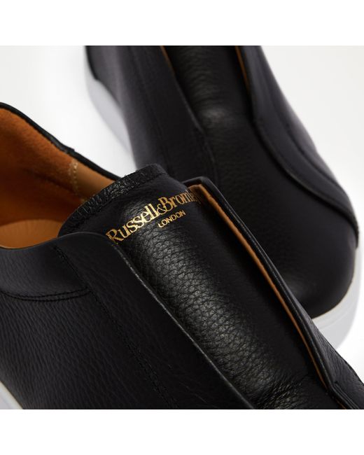 Russell & Bromley Boldon Men's Black Slip On Sneaker for men