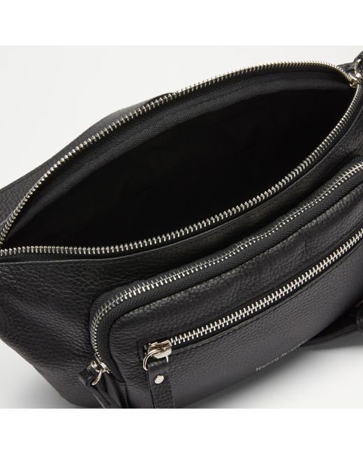 Russell & Bromley Super Moon Women's Black Curved Utility Crossbody Bag