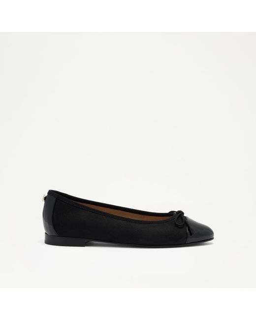 Russell & Bromley Black Prima Classic Ballerina