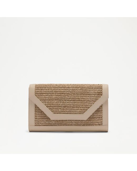 Russell & Bromley Natural Disley Envelope Clutch