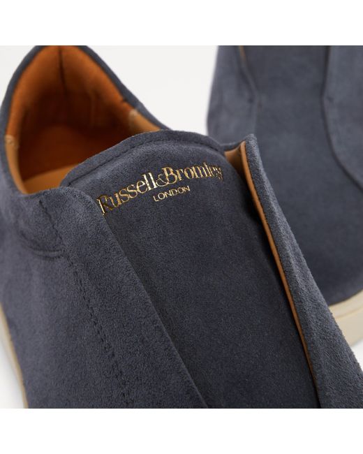 Russell & Bromley Boldon Men's Blue Slip On Sneaker for men