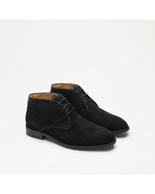 Russell & Bromley Black Classic 2 Desert Boot for men