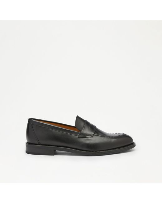Russell Bromley Davis Men s Black Classic Penny Loafer for Men Lyst UK