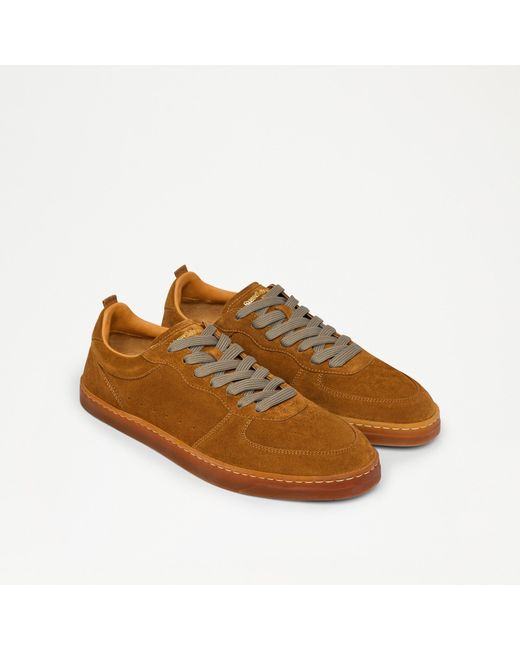 Russell & Bromley Brown Columbus Rounded Sneaker for men