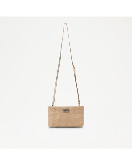 Russell & Bromley Natural Hold Me Zip Clutch