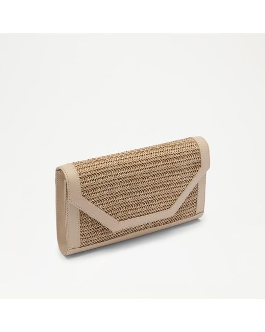 Russell & Bromley Natural Disley Envelope Clutch