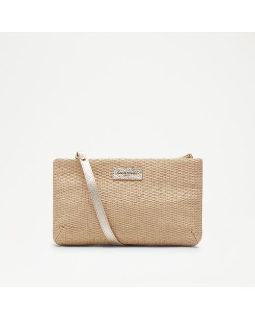 Russell & Bromley Natural Hold Me Zip Clutch