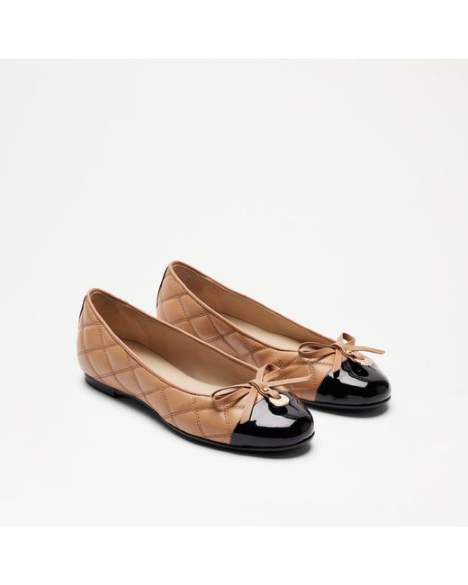 Russell & Bromley Brown Charming Ballet Pump