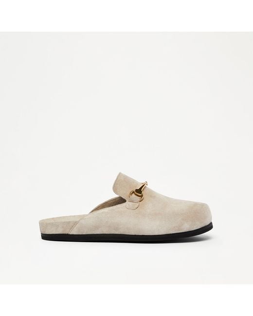 Russell & Bromley Natural Dellacasa Snaffle Clog