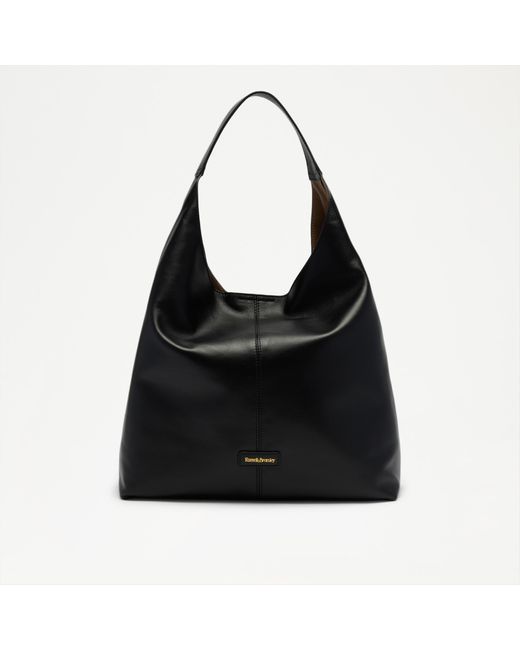 Russell & Bromley Black Barnes Slouchy Shoulder Bag