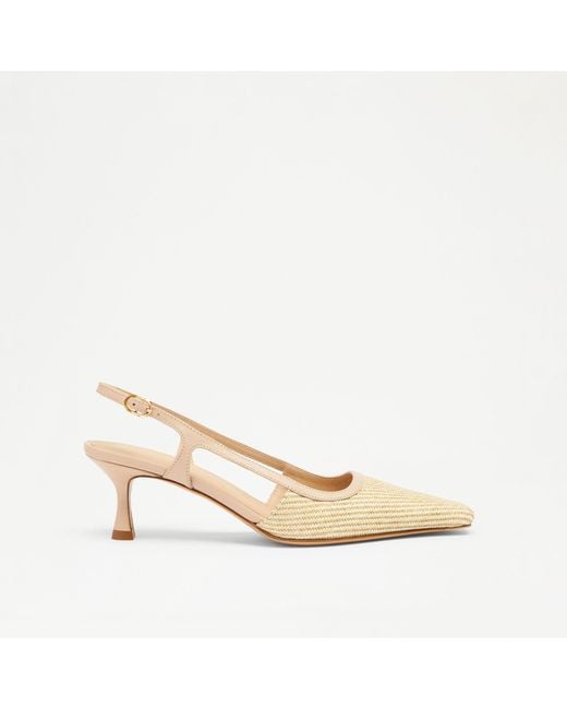 Russell & Bromley Natural Snipped Women's Neutral Snipped Toe Slingback