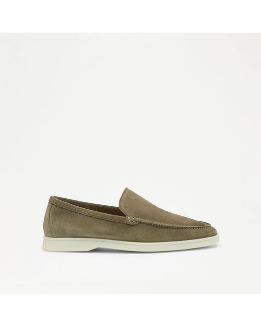 Russell & Bromley Carmel Men's Green Soft Slip On for men