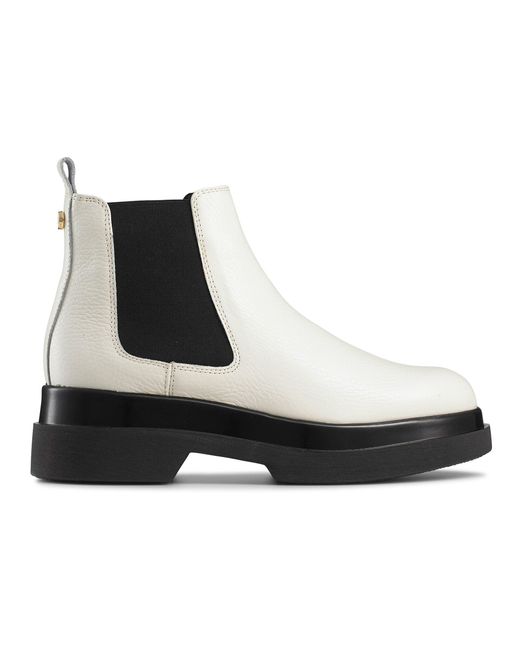 Russell & Bromley Leather Forever Low Chelsea Boot in White Lyst UK