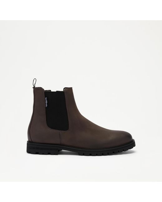 Russell & Bromley Black Crofton Borg Chelsea Boot for men