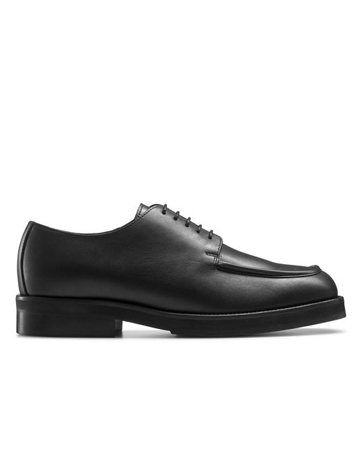 Russell & Bromley Black Faro Square Toe Apron Derby Shoe for men