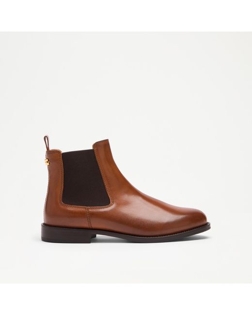 Russell & Bromley Brown Bond Low Ankle Chelsea Boot