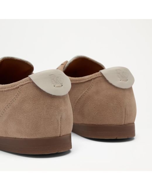 Russell & Bromley Brown Budds Thin Sole Retro Trainer