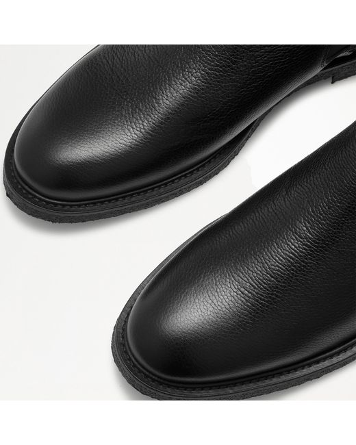 Russell & Bromley Black Dublin Crepe Sole Chelsea
