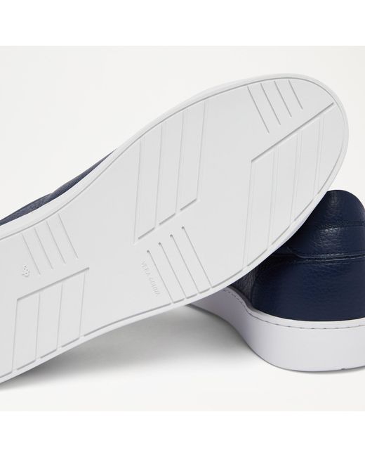 Russell & Bromley Blue Boldon Men's Navy Slip On Sneaker for men