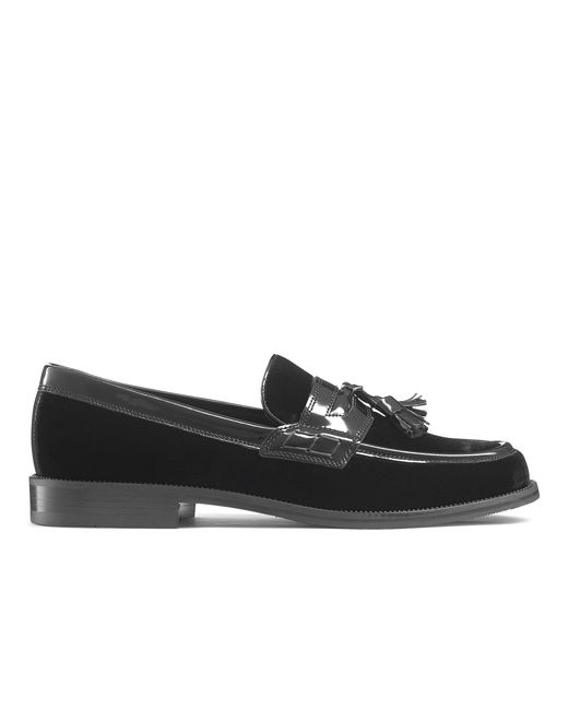 Russell & Bromley Black Keeble 4 Tassel College Loafer for men