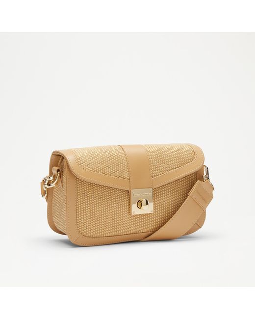 Russell & Bromley Natural Waterloo Women's Neutral Boxy Crossbody Bag