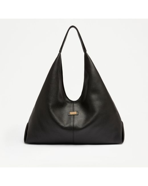 Russell & Bromley Everyday Women's Black Leather Oversized Shopper Shoulder Bag